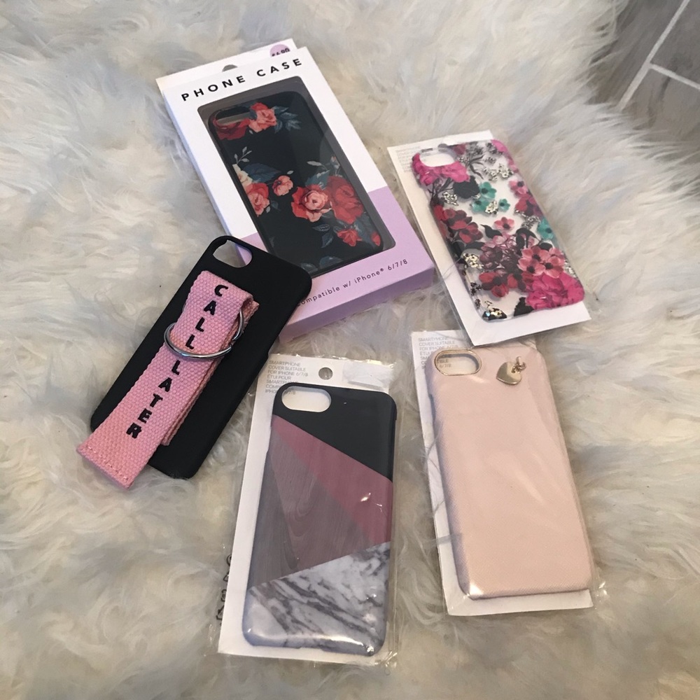 Lot of iPhone 6/7/8 phone cases - 5 cases